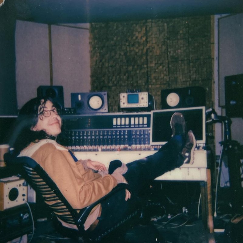 Julian in the studio